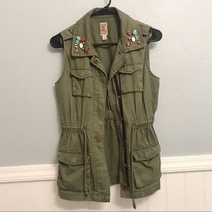 Army green vest